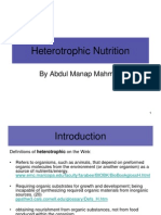 Heterotrophic Nutrition: by Abdul Manap Mahmud