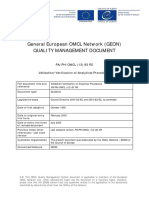 Validation Verification of Analytical Procedures