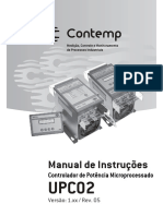 Medição, Controle e Monitoramento de Processos Industriais. Manual de Instruções Controlador de Potência Microprocessado UPC02. Versão - 1.Xx - Rev.