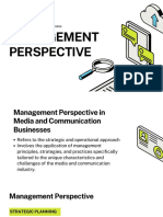 Management Perspective