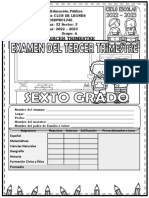 Examen 3 Parcial Sexto