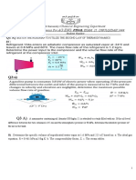 AGRI ENGINEERING FINAL EXAM SPRING 2023 and SOLUTION