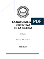 La Naturaleza Distintiva de La Iglesia - Manual de Alumno