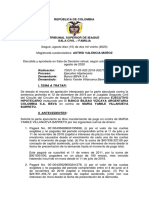 Ejecutivo - Excepción de Contrato de Seguros - TS de Ibagué