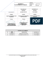 STD SSO 005 01 - Andamios Plataformas Trabajo