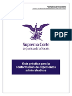 Guía Práctica para La Conformación de Expedientes Administrativos