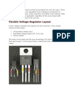 Flexible Voltage Regulator Layout