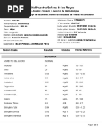 Hospital Nuestra Señora de Los Reyes: Servicio de Análisis Clínicos y Servicio de Hematología