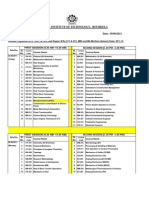 Time Table Mid Sem 5th Sem