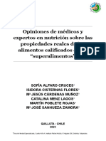 Opiniones de Médicos y Expertos en Nutrición Sobre Las Propiedades Reales de Los Alimentos Calificados Como - Superalimentos