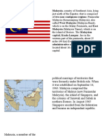 Malaysian History Flashcards