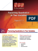 6factoring Quadratics in Two Variables