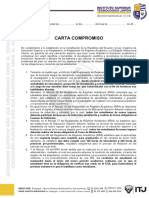 Carta Compromiso - Legalización Matrícula