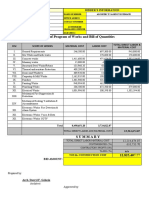 Dats Standard Bill of Quantities