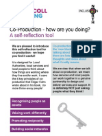 Co-Production Self Reflection Tool V8 May 2011