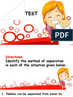 Science 6 Chapter Test