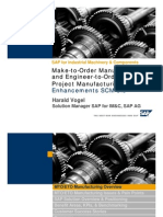 Make-to-Order Manufacturing and Engineer-to-Order - Project Manufacturing