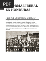 Reforma Liberal en Honduras