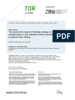 The Economic Impact of Climate Change On Road Infrastructure in Sub-Saharan Africa Countries: Evidence From Ghana