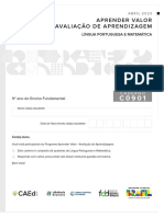 Língua Portuguesa e MAtemática 9 Ano