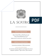 CarteMenu LaSource