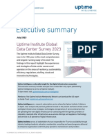 Uptime Institute Global Data Center Survey 2023 Executive Summary