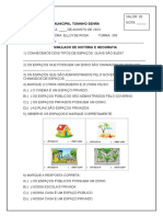 Simulado Historia e Geografia 2