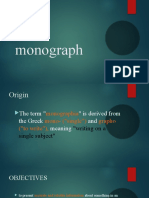 Monograph