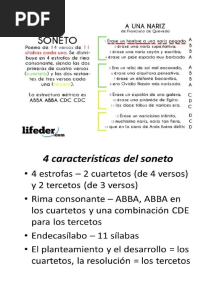 Características Del Soneto