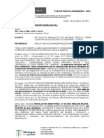 Oficio Sobre Aclaración de Cuantificación de Días para Ampliación de Plazo Supervisor