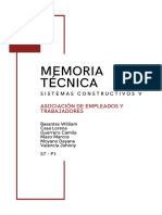 Memoria Técnica