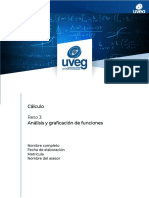 Análisis y Graficación de Funciones R3 - U2 Cálculo