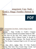 Meggi Banned in India