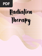 Radiation Therapy Notes