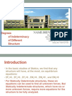 Degrees of Indeterminacy of Different Structure (11801321134, Bidyut Barman) CE (PC) 503