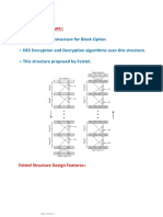 This Is The Basis Structure For Block Cipher. DES Encryption and Decryption Algorithms Uses This Structure. This Structure Proposed by Feistel