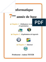 Informatique 7 Ème Année de Base