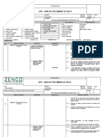 Análise Preliminar de Risco - Armação