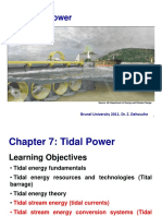 ME5521 Chapter7 Tidal Power 2012