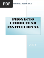 Proyecto Curricular Institucional Inicial 2023