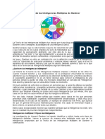 Teoria de Las Inteligencias Multiples de Gardner