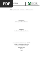 U3 - Ensayo Pedagogías Emergentes, La Robótica Educativa - ALEJANDRA COSMA