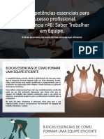 As 7 Competências Essenciais para o Sucesso Profissional. Competência Nº6: Saber Trabalhar em Equipe