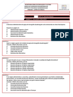 Avaliação Conclusiva - Adm Eclesiástica