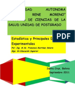 Estadistica y Diseños Experimentales