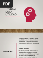 Clase Semana 6 Teoria de La Utilidad