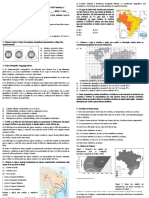 Parcial 1° Ano - Cartografia e Clima