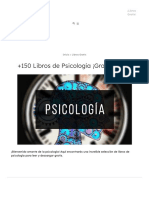 +150 Libros de Psicología ¡Gratis! (PDF)