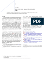 In-Situ Determination of Turbidity Above 1 Turbidity Unit (TU) in Surface Water