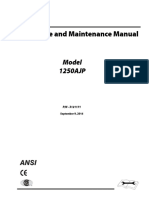 JLG 1250AJP Service Maintenance Manual